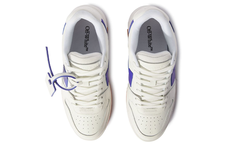 (WMNS) Off-White Out Of Office Low-Top Sneaker 'White Blue Brown' OWIA259F23LEA0030169