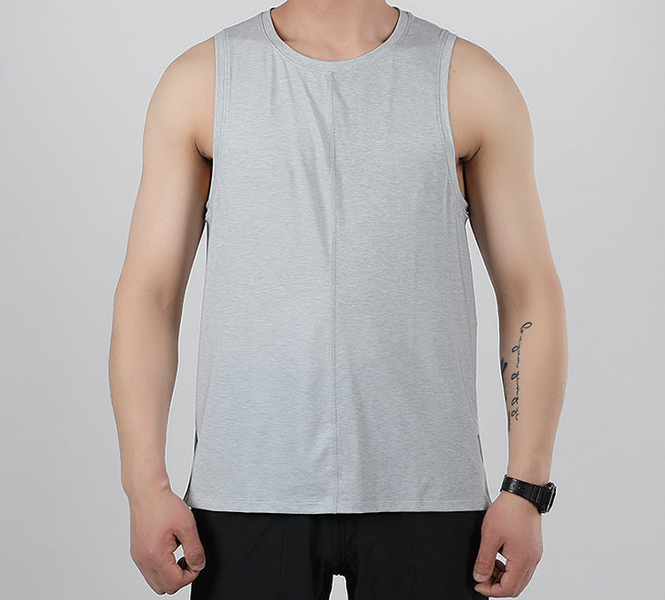 Men's Nike Yoga Dri-FIT Light Grey Vest BV4037-077