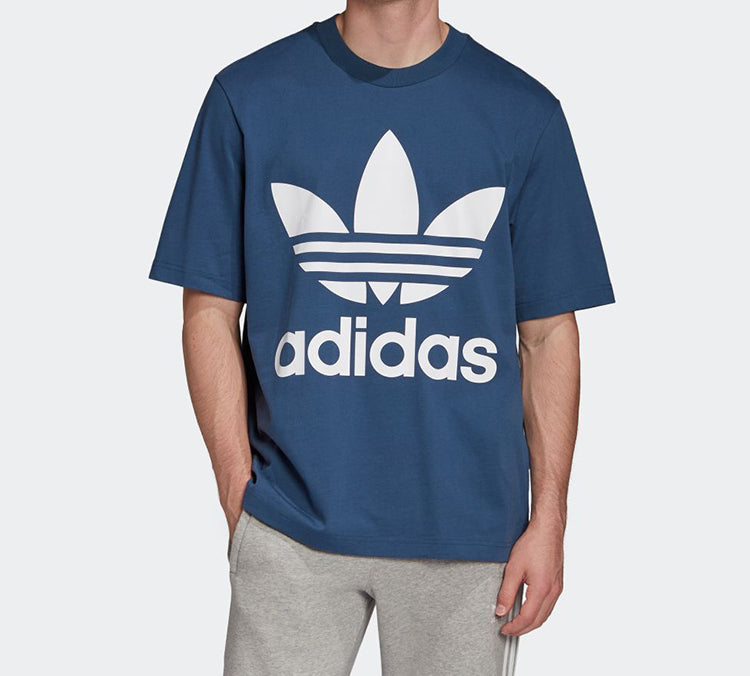 adidas originals Sports Round Neck Short Sleeve Blue FM3795
