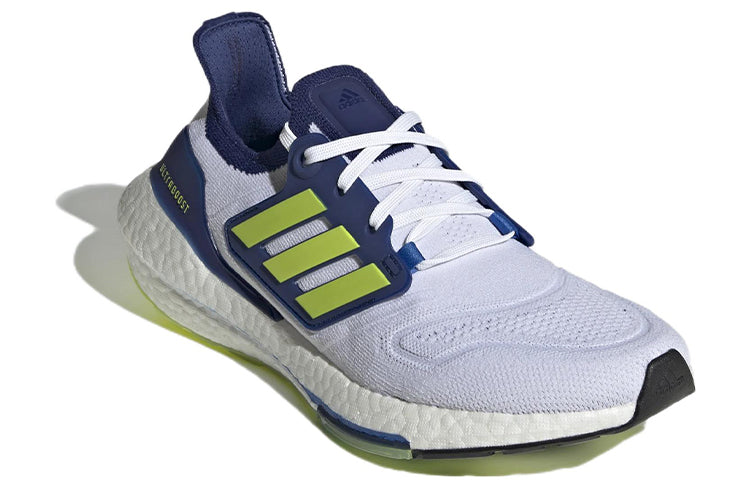 (WMNS) adidas UltraBoost 22 'White Solar Yellow Blue' GZ7211