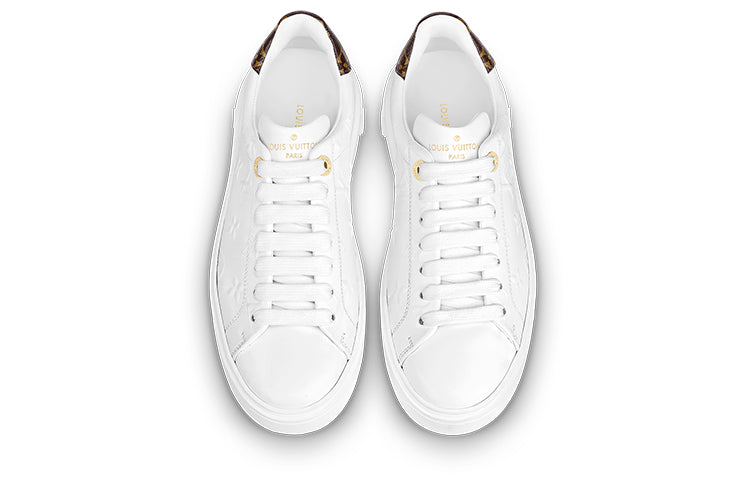 (WMNS) LOUIS VUITTON Time Out Sneakers 'White Monogram' 1A8VYE