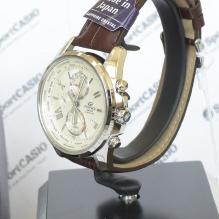 CASIO Waterproof EDIFICE Mens Silver Analog EFB-301JBL-7A2021