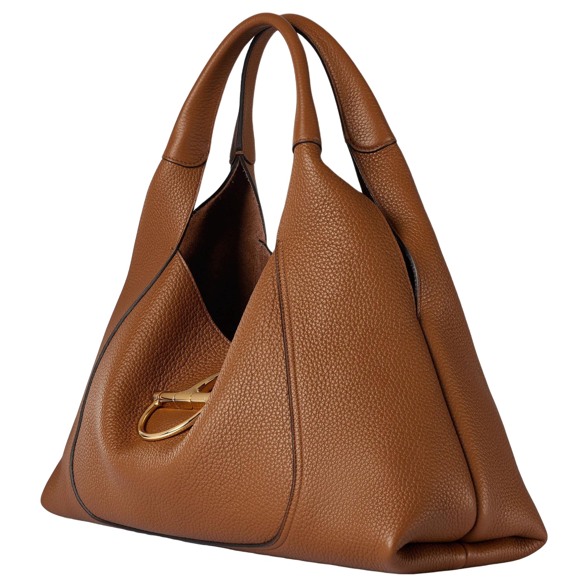(WMNS) Gucci Softbit Maxi Shoulder Bag 'Brown' 837466-AAEAO-2718