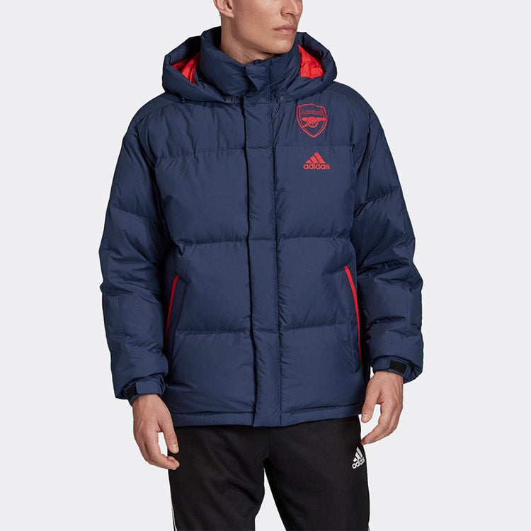 adidas Arsenal Soccer/Football Sports Down Jacket Blue FQ4111