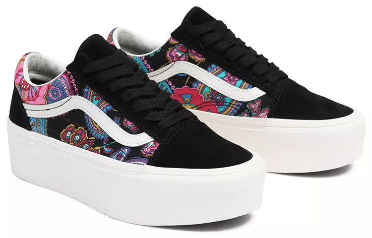 Vans Old Skool Stackform 'Black Pink Blue' VN0A7Q5MBLK