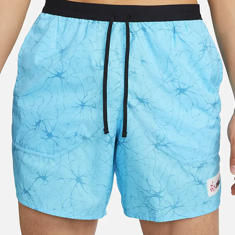 Nike printed casual shorts 'Sky Blue' DQ4767-499