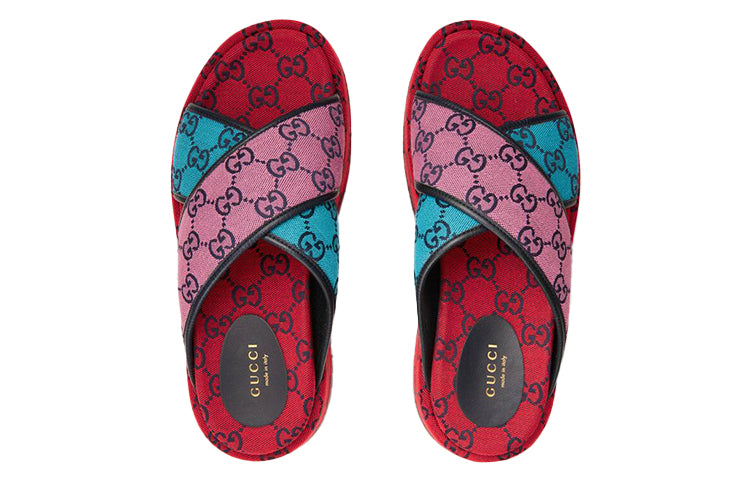(WMNS) Gucci GG Platform Sandal 'Multicolor' 663666-2UZU0-4281
