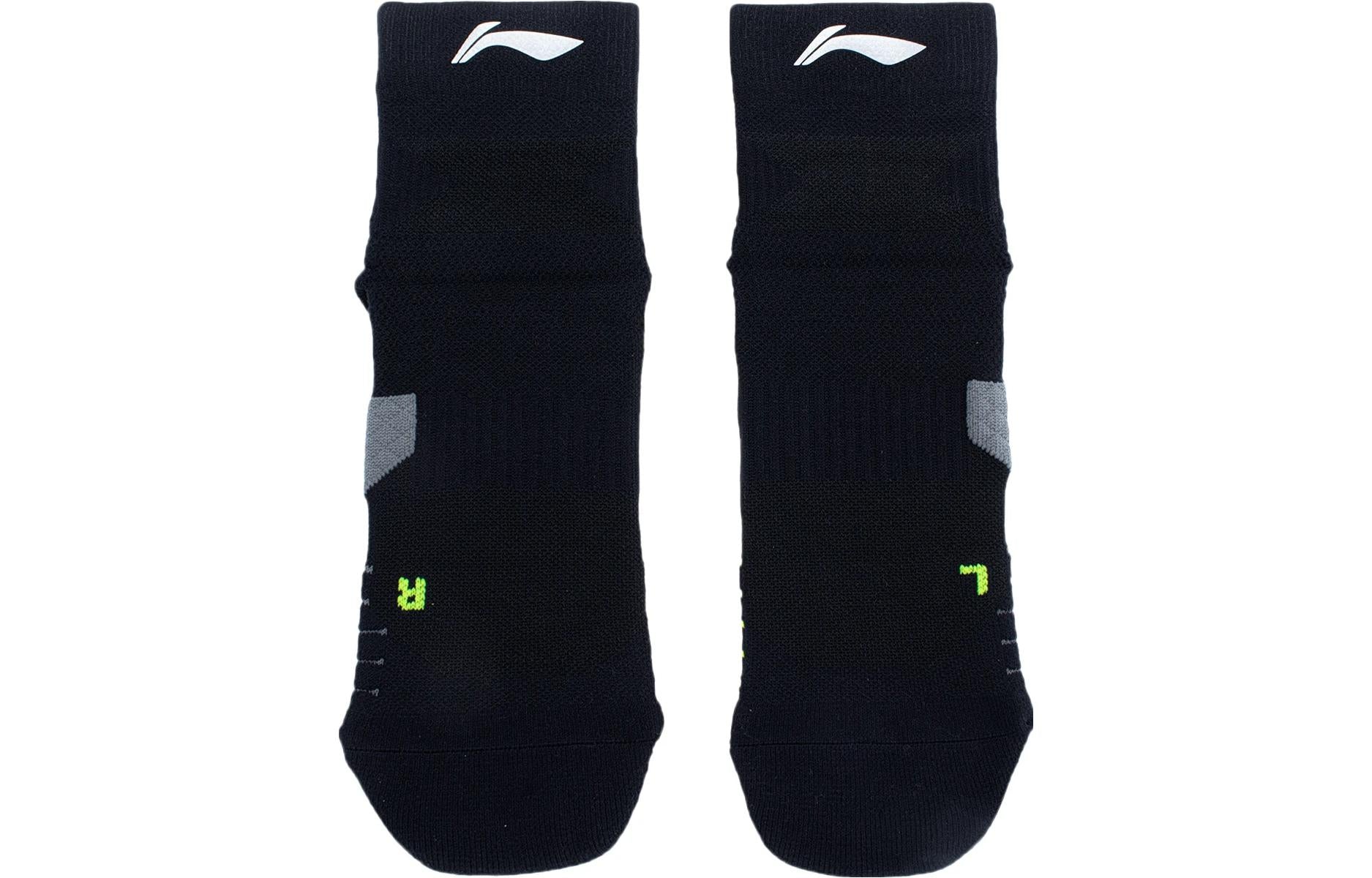 Li-Ning Cushion Ankle Socks 'Black' AWST103-15