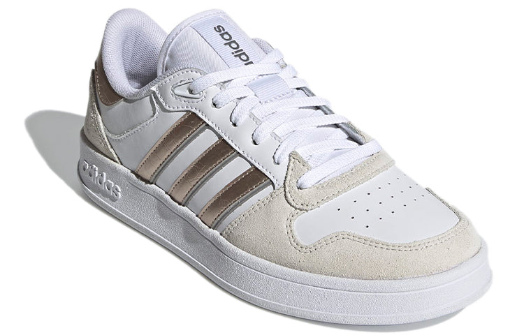 (WMNS) adidas Breaknet Plus 'White Champagne Metallic' FY9655