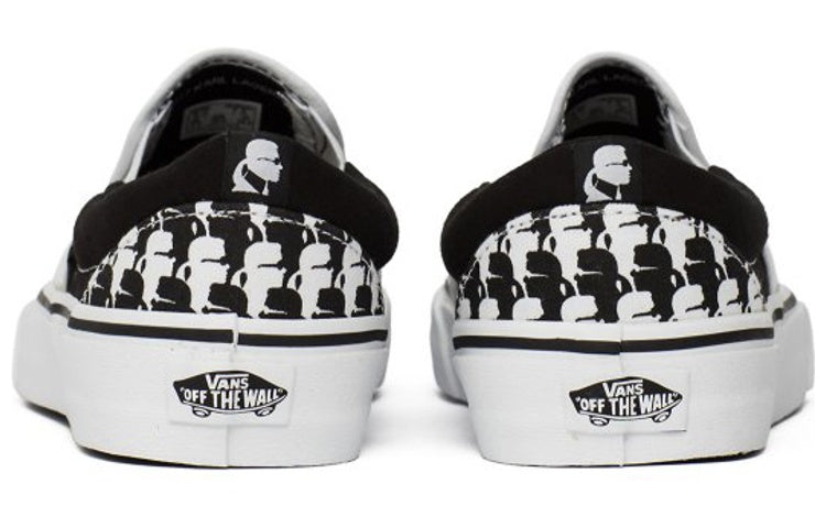 Vans Classic Slip-On Karl Lagerfeld Black White VA38F7OEK