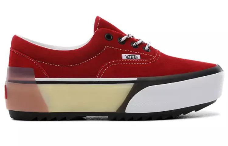 Vans Era Stacked Thick Sole Red White VN0A4BTO7ZG