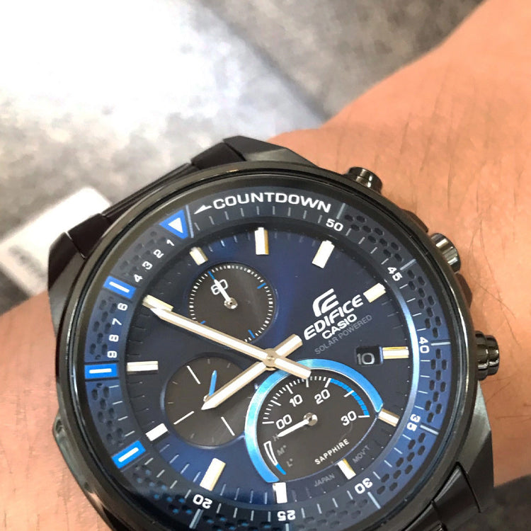 CASIO Male EDIFICE Japan / South Korea Fashion Mens Blue Analog EFS-S590DC-2AV