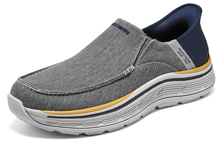 Skechers Remaxed-Fenick Slip-Ins 'Grey Blue' 204839-BLU