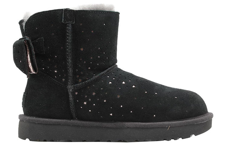 (WMNS) UGG Classic Mini Stargirl Bow Port 'Black' 1098475-BLK