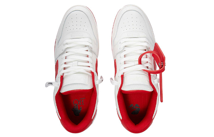 Off-White Out Of Office Low-Top Sneaker 'Red White' OMIA189S22LEA0010125