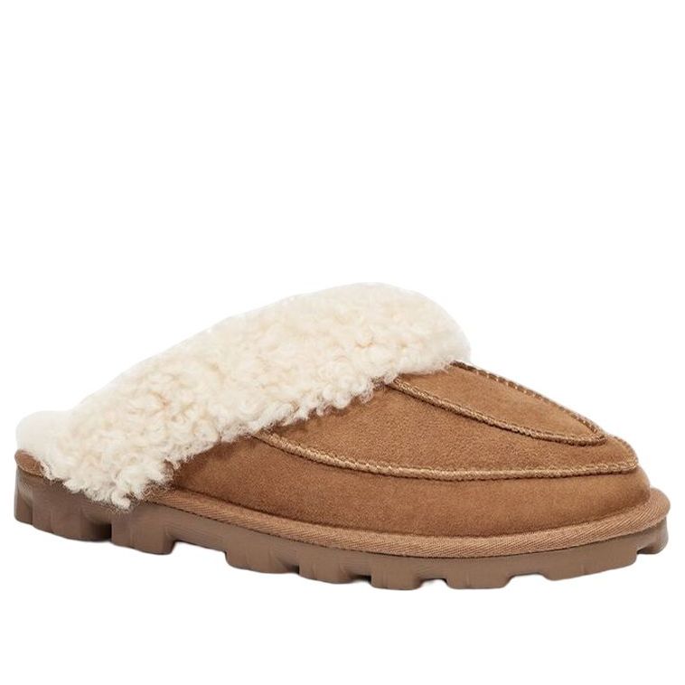 (WMNS) UGG x Tschabalala Self Coquette Slipper 'Chestnut' 1134770-CHE