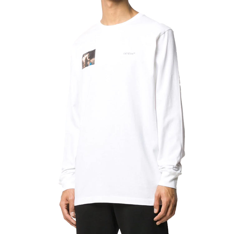 Off-White FW20 Arrows Mens Logo Long Sleeve OMAB001E20JER0060110