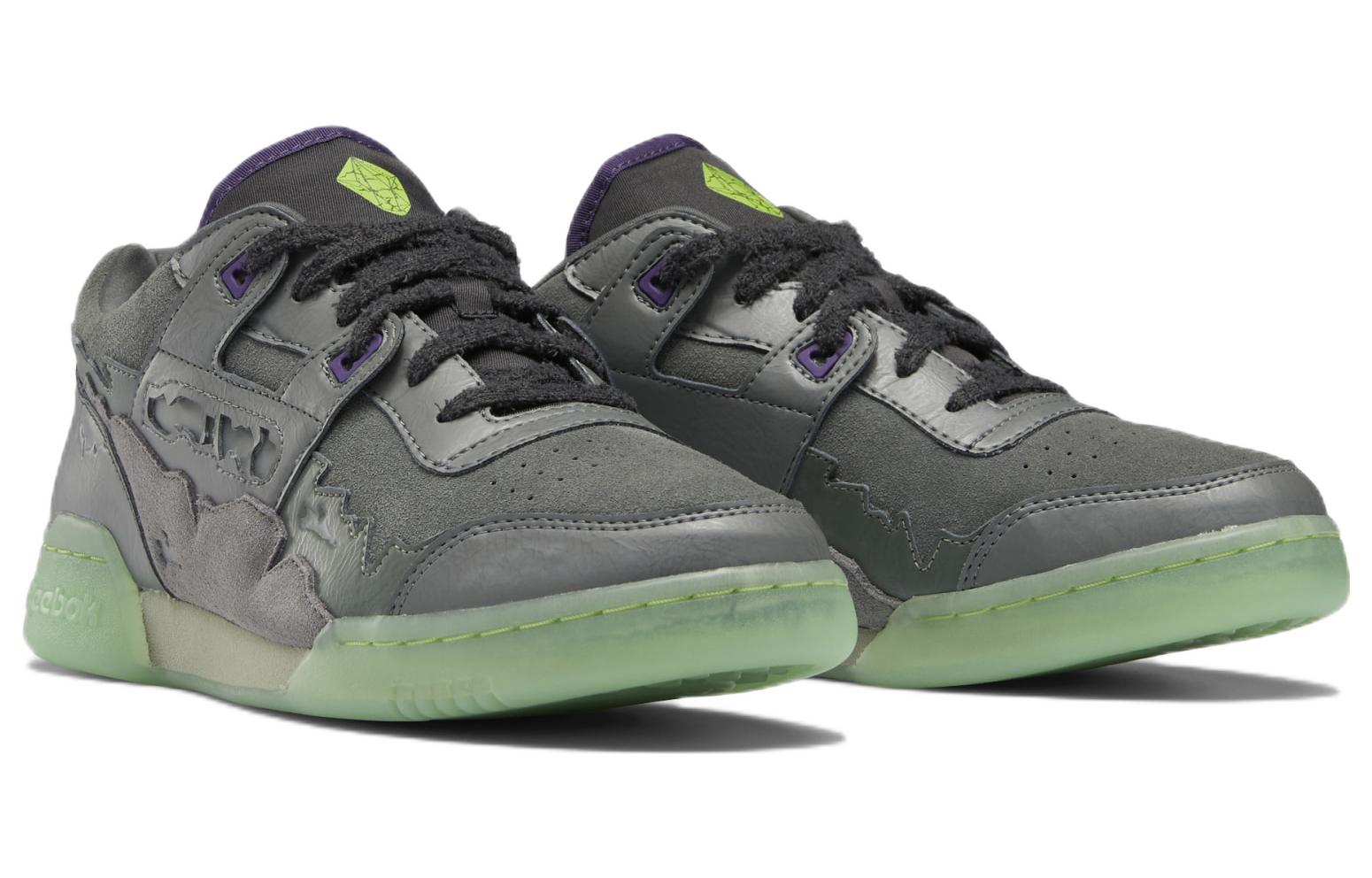 Reebok DC Workout Plus Shoes 'Essential Grey / Free Green' HQ4575
