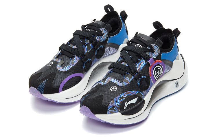 (WMNS) Li-Ning CRC 'Blue Black Purple' ARHR102-1