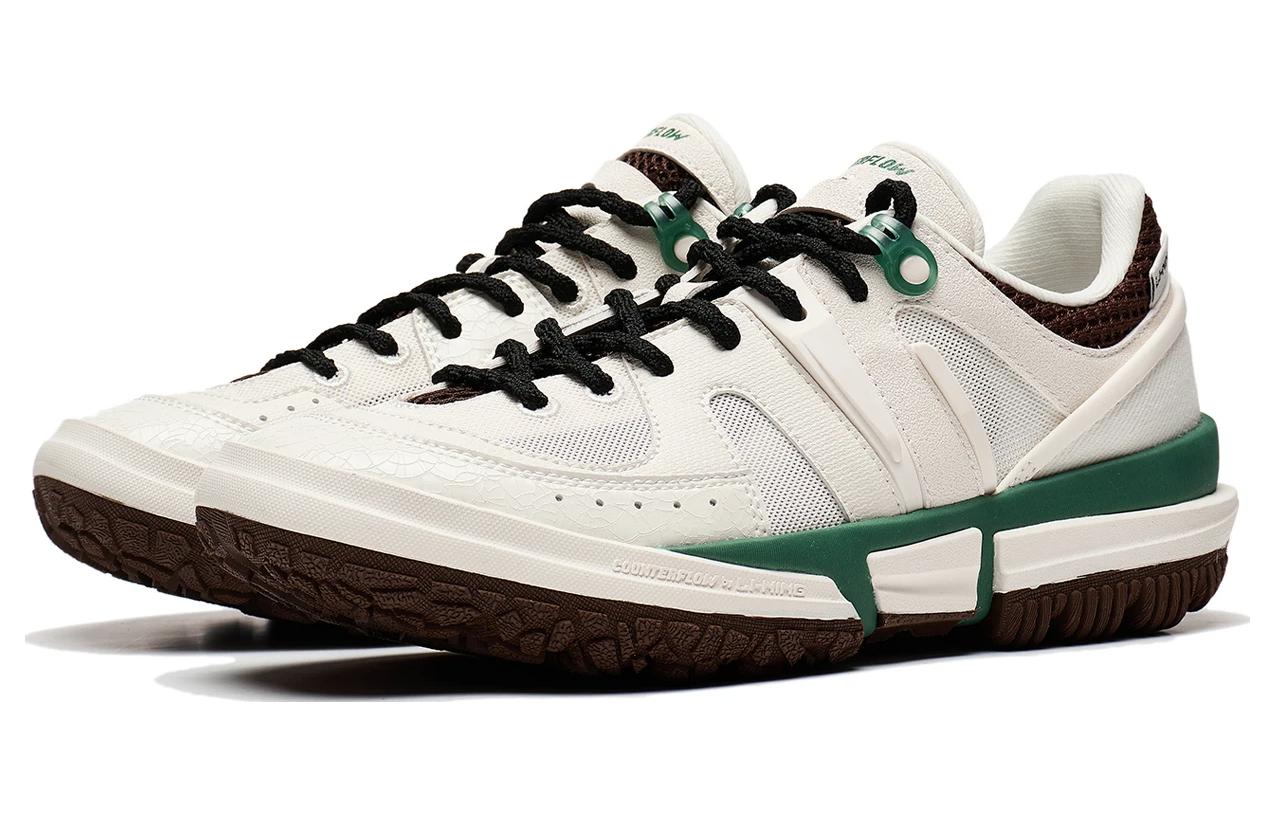 (WMNS) Li-Ning CF Linchuan Lite 'Beige Green Brown' AGLT082-5