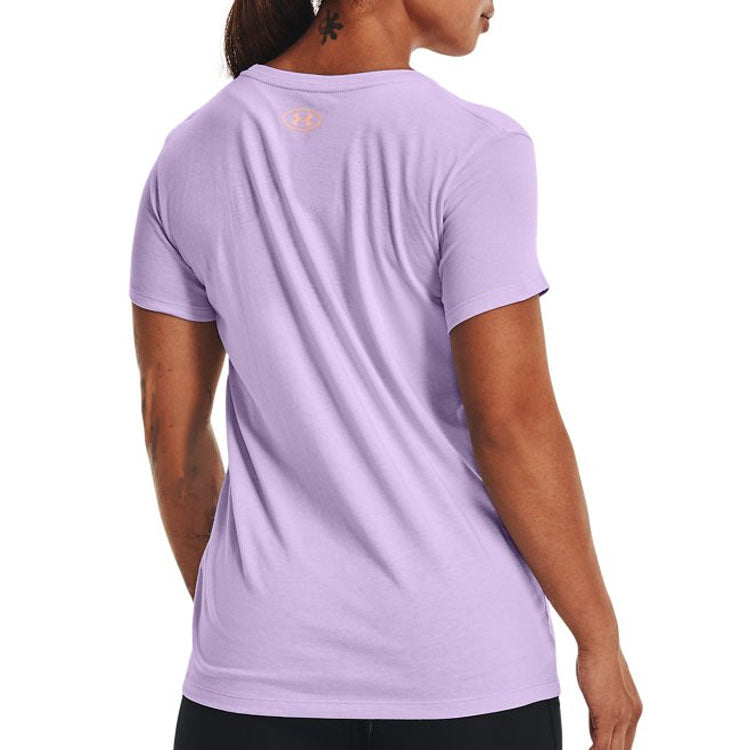 (WMNS) Under Armour Rise Thrive Logo T-shirt 'Purple' 1372682-515