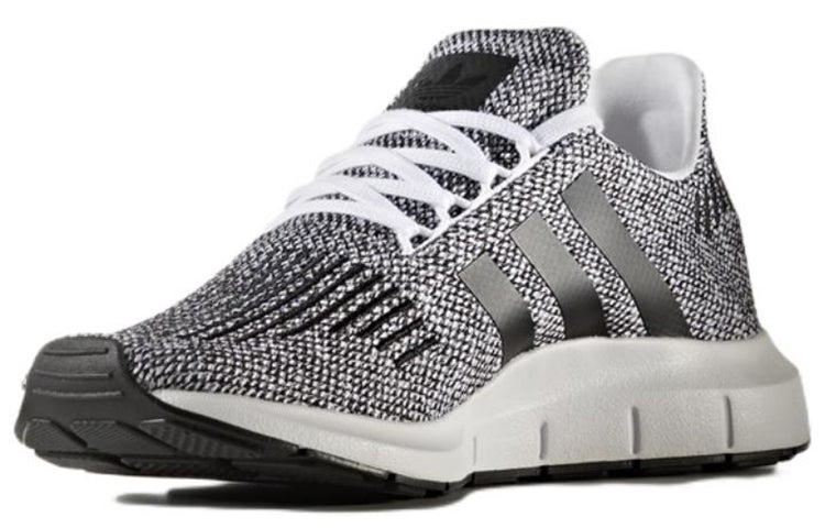 adidas originals Swift run Cozy Wear-Resistant Black 'Black White' DB0358