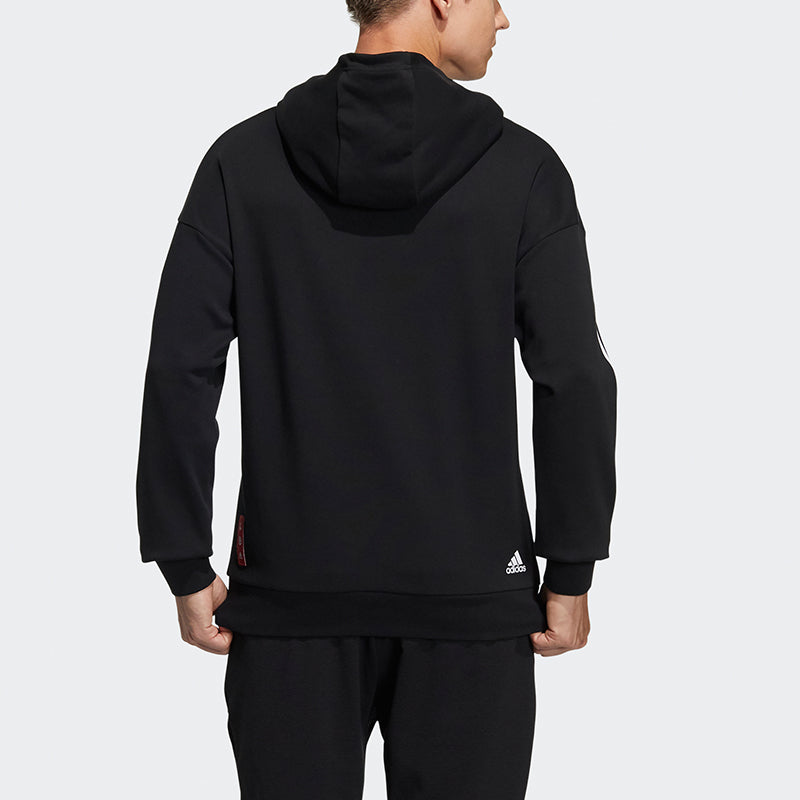 adidas Cny Gfx Hs Logo Printing Sports Pullover Black GP1839