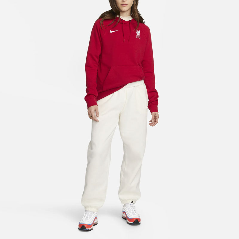 (WMNS) Nike Liverpool FC Fleece Pullover Hoodie 'Red' DV4703-687