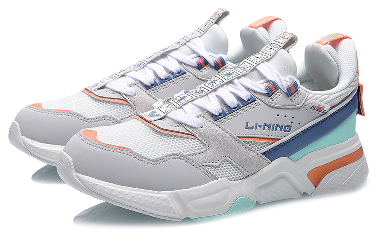 (WMNS) Li-Ning 001 Classic Low 'Grey White' AGCR032-3