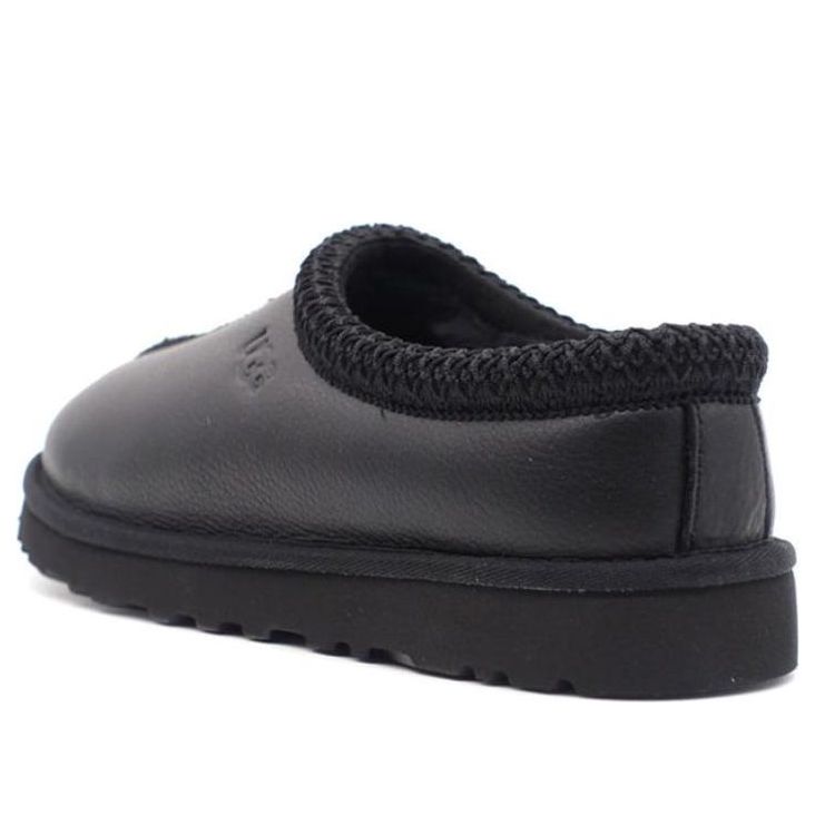 UGG Tasman Leather Slipper 'Black' 1140930-BTNL