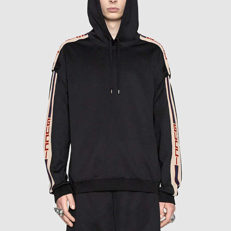 Gucci Hooded Sweatshirt With Removable Sleeves Black 475354-X5U11-1014