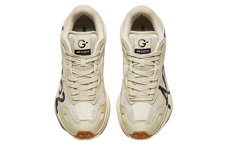ANTA Running Series Sneakers 'Beige Black White' 112345580A-2