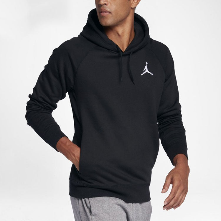 Men's Air Jordan Chest Embroidered Logo Athleisure Casual Sports Black 823067-010