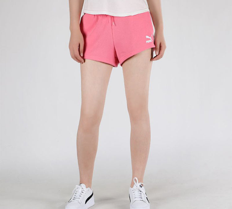 (WMNS) PUMA Classics T7 Short Living Series Casual Lacing Shorts Pink 598240-14