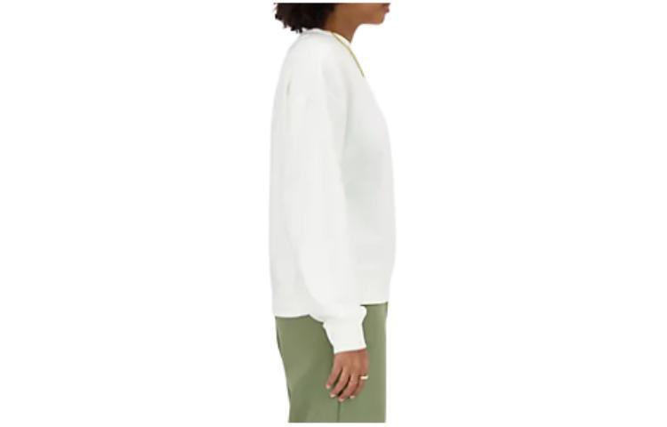 (WMNS) New Balance Sport Essentials French Terry Crew Sweatshirt Asia Sizing 'Sea salt' WT41508-SST