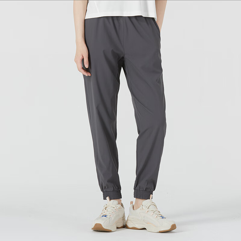 (WMNS) Skechers Casual Woven Pants 'Grey' L222W006-02LB