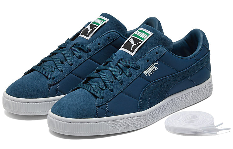 PUMA Unisex Basket Sneakers Blue 384193-01