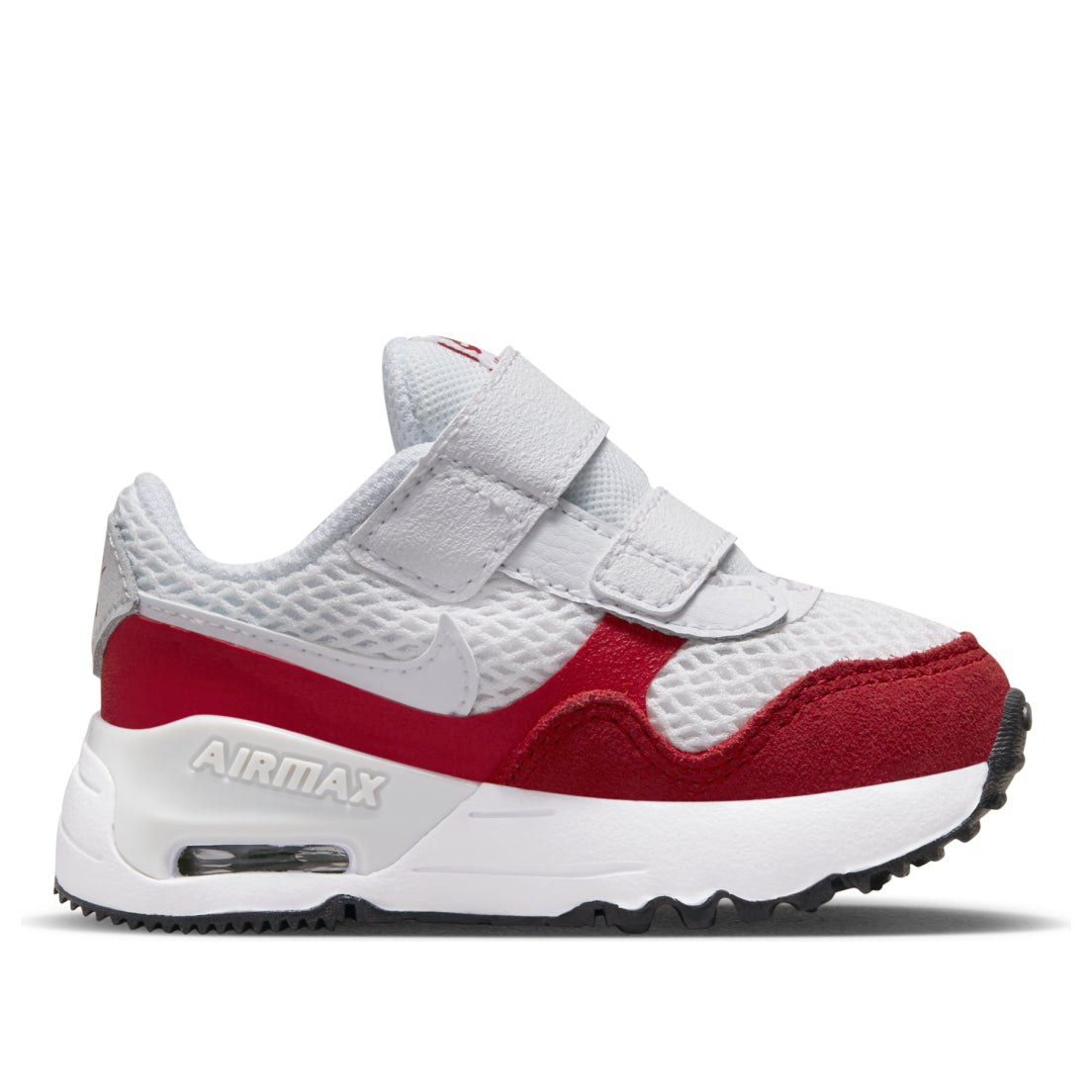 (TD) Nike Air Max SYSTM 'White University Red' DQ0286-108