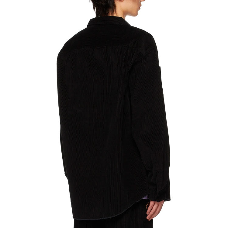 Drew House Embroidered Corduroy Shirt 'Black' DR-SS22-244