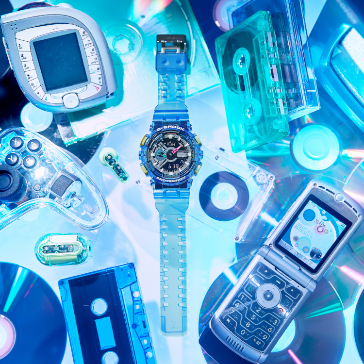 CASIO G-Shock Digital-Analog 'Transparent Blue' GA-110JT-2APR