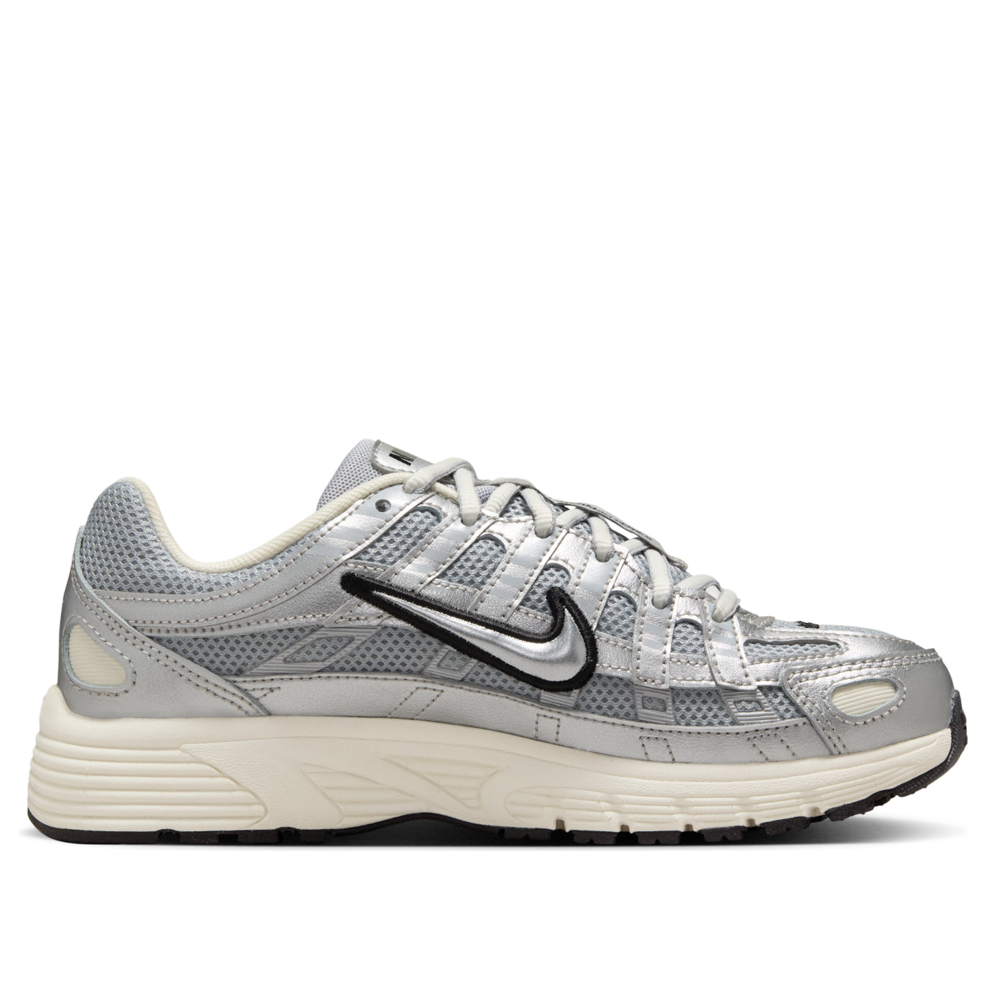(GS) Nike P-6000 'Metallic Silver Black' HV5064-006