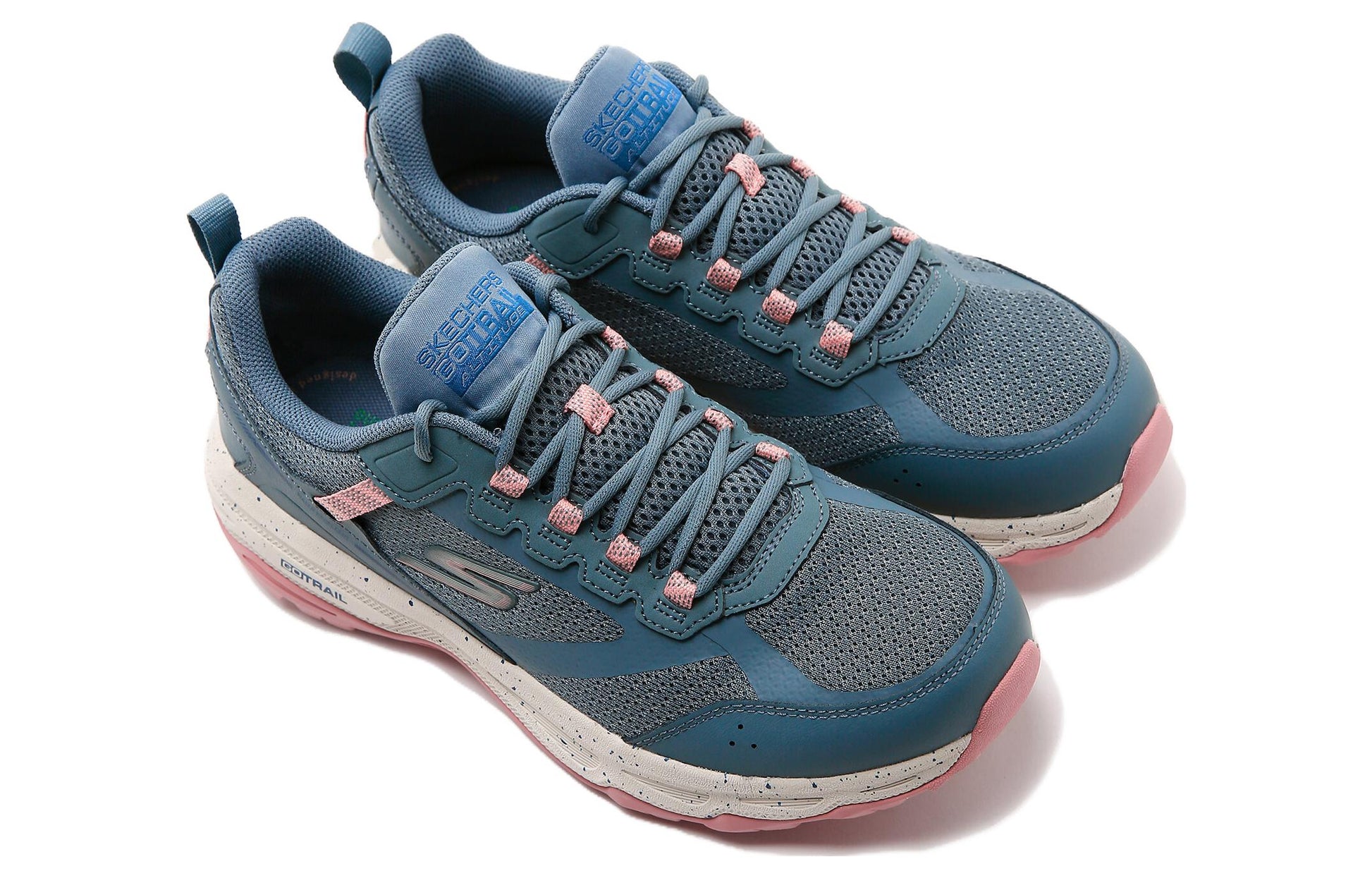 (WMNS) Skechers Go Run Trail 'Blue Pink' 128221C-SAGE