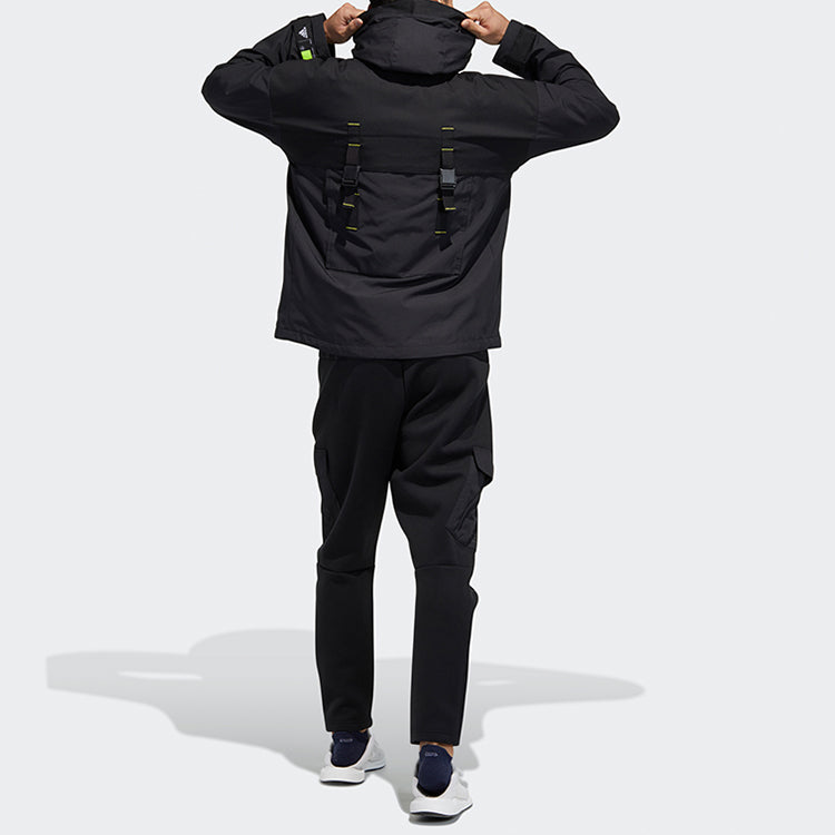 adidas Men's Woven Bagjk Hooded Jacket Black GP0988