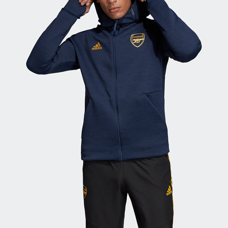 adidas AFC ZNE HD 3.0 Arsenal Soccer/Football Hooded Jacket Navy Blue EH5612