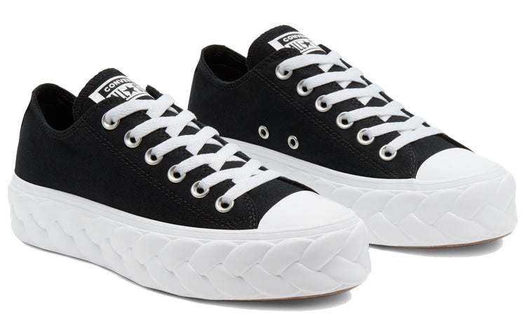 (WMNS) Converse Chuck Taylor All Star Low 'Runway Cable - Black' 568894C