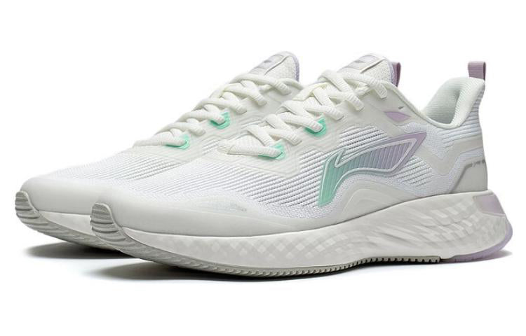(WMNS) Li-Ning Chasing Cloud 'White Teal Purple' ARST012-1