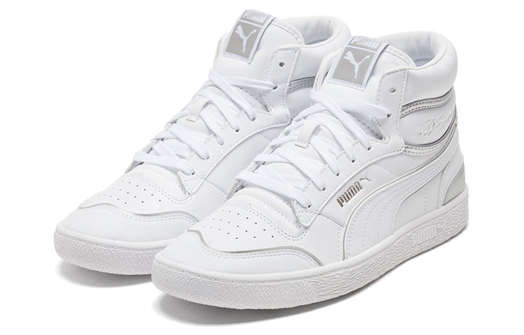 (WMNS) PUMA Ralph Sampson Mid Metal 'White Silver' 374662-01