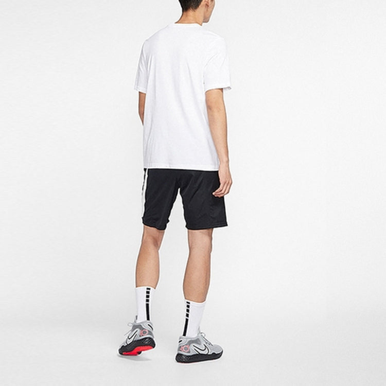 Nike Dri-fit Quick Dry Printing Short Sleeve White CV4823-100