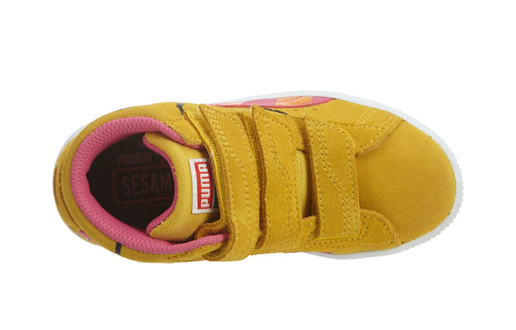 (PS) PUMA Suede Mid Sesame Cm V Sneakers Yellow 361681-01