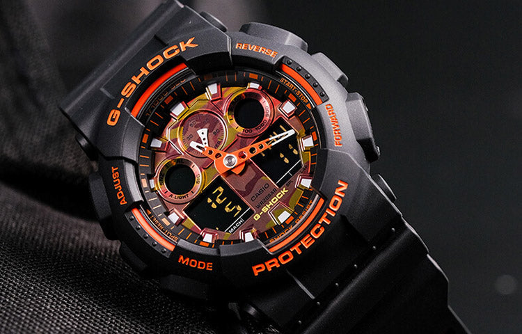 CASIO G-Shock Analog-Digital 'Black' GA-100BR-1APR